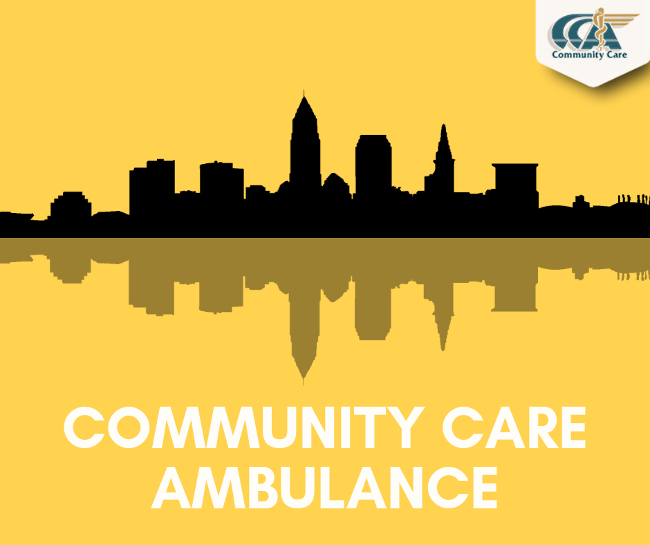 Community Care Ambulance Cleveland Skyline